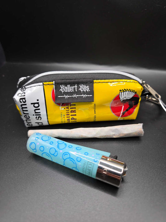 Mini Boxy Bag Charm, Joint-Carry-Bag - Upcycled