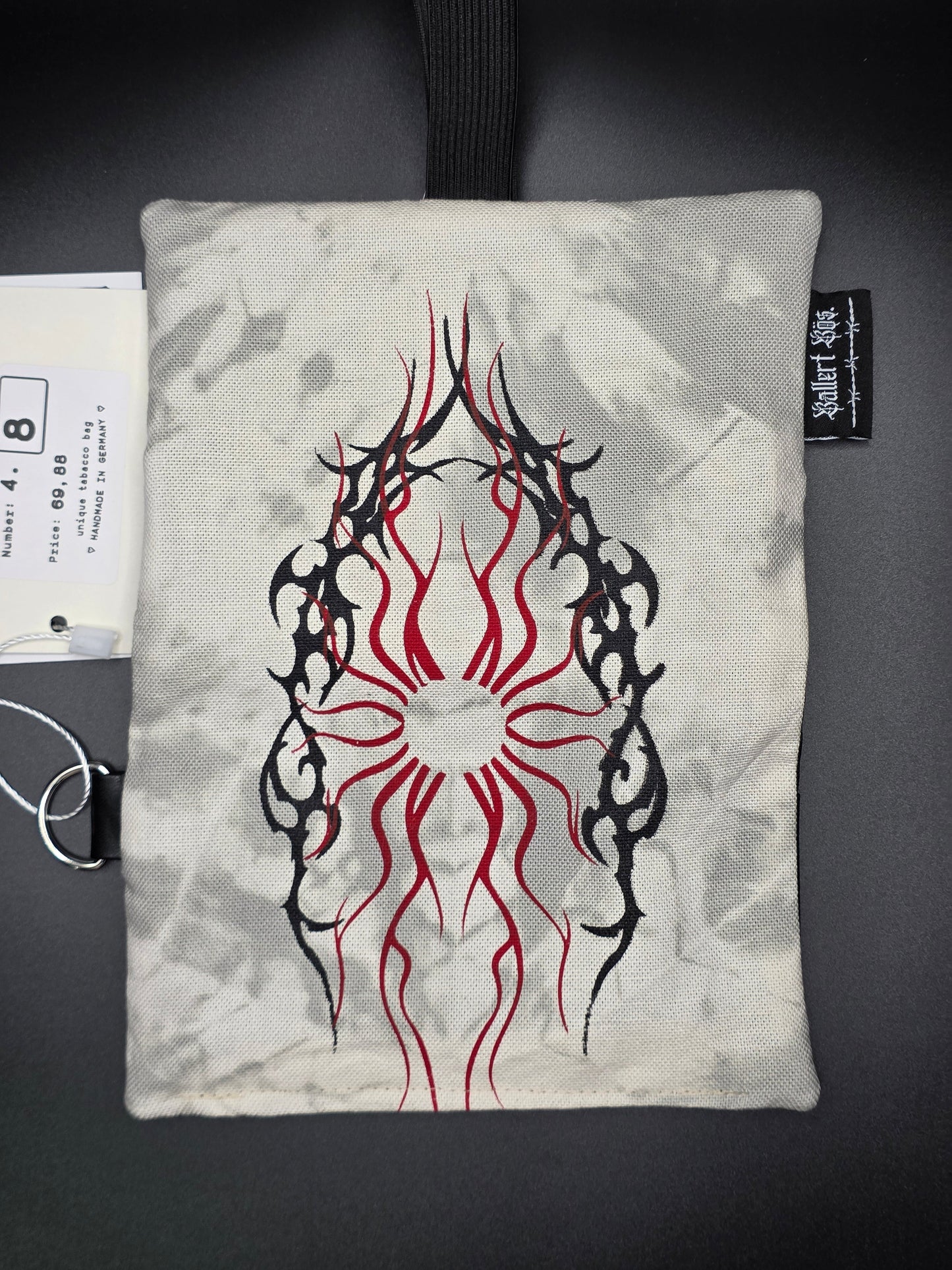 4.8 Tabacco pouch, Tribals, smokey batik - DIE FRECHE GÖRE