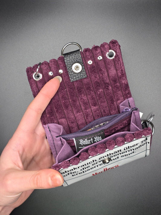 8.3 upcycling wallet - BEIGE CATS - DIE FRECHE GÖRE