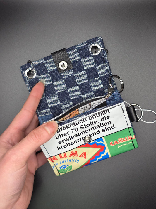 8.5 upcycling wallet - BEIGE CATS - DIE FRECHE GÖRE