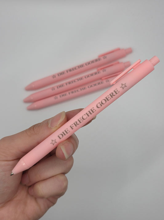 Ballpoint pen, pink - DIE FRECHE GÖRE