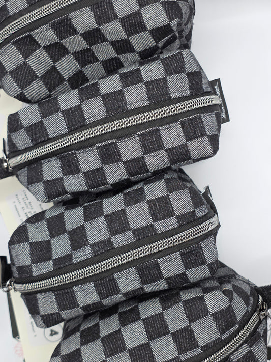 Boxy Bag - Chess - Black/Gray - DIE FRECHE GÖRE
