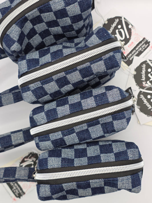 Boxy Bag - Chess - blue - DIE FRECHE GÖRE