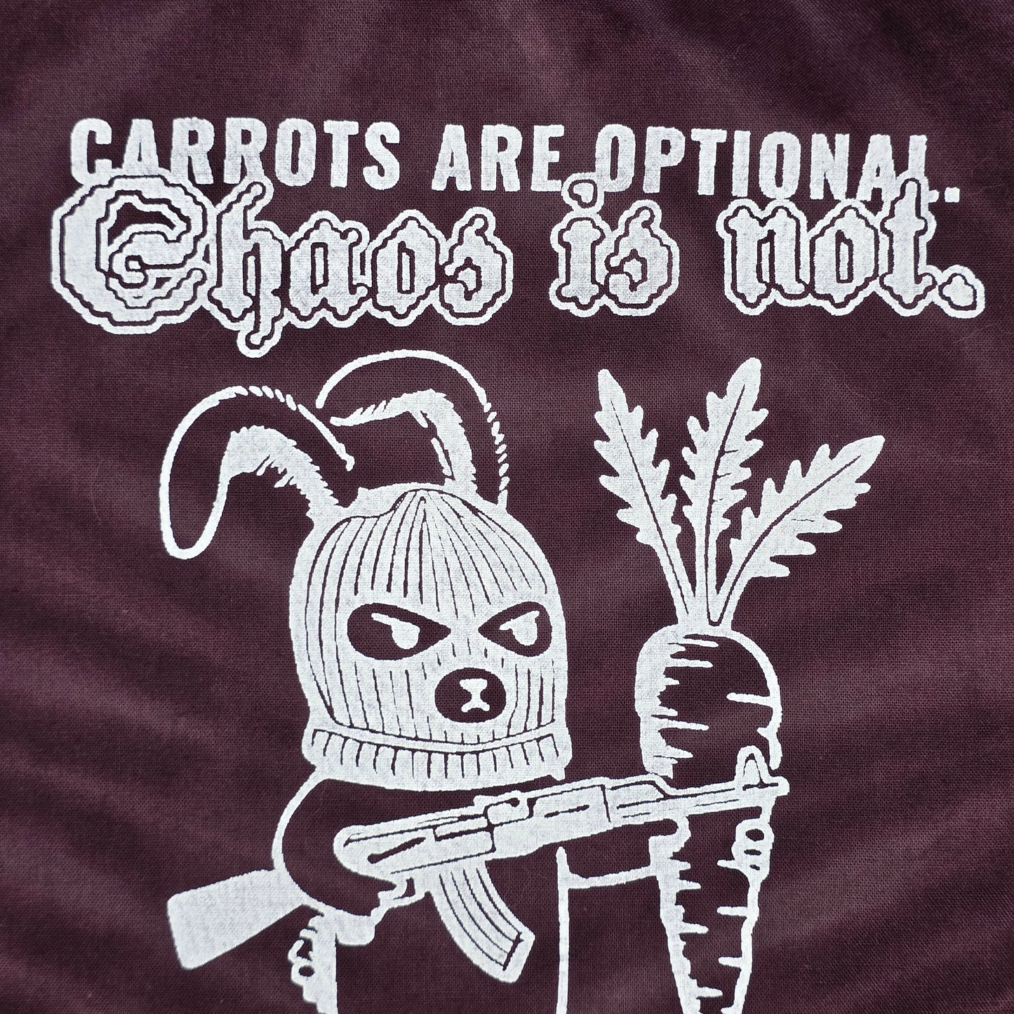 Einkaufstasche "CARROT CARTEL" - handbedruckt - Nr. 3 - DIE FRECHE GÖRE