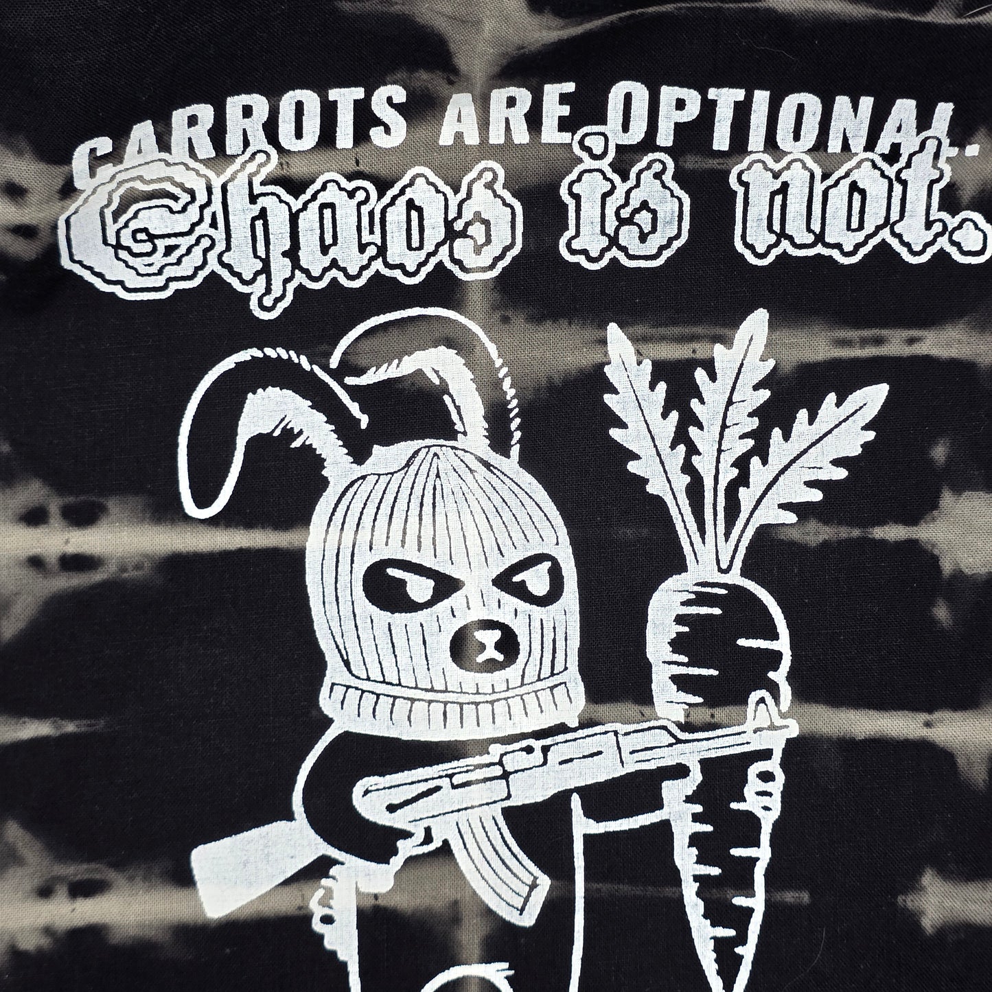 Einkaufstasche "CARROT CARTEL" - handbedruckt - Nr. 4 - DIE FRECHE GÖRE