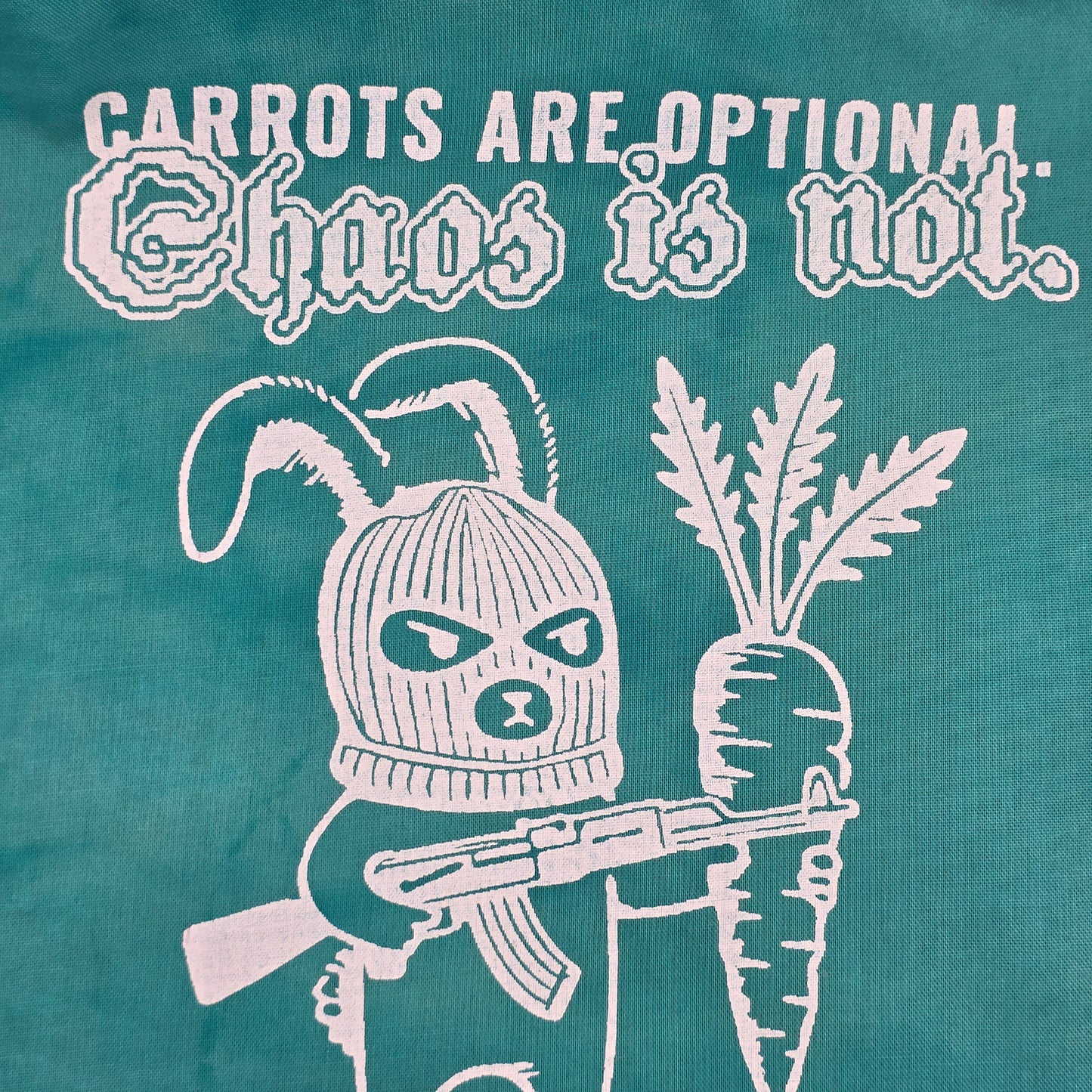 Einkaufstasche "CARROT CARTEL" - handbedruckt - Nr. 6 - DIE FRECHE GÖRE
