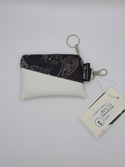 Mini Zip Wallet - White - Cats & Dogs - DIE FRECHE GÖRE