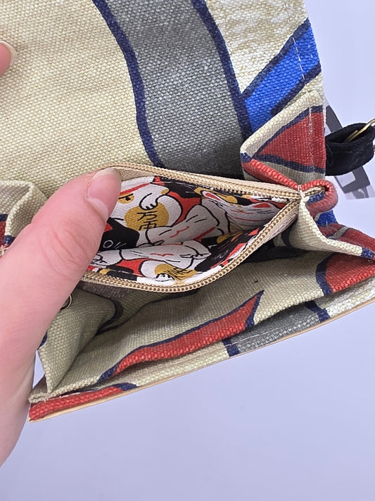 Nr.1 upcycling wallet - NEKO - DIE FRECHE GÖRE