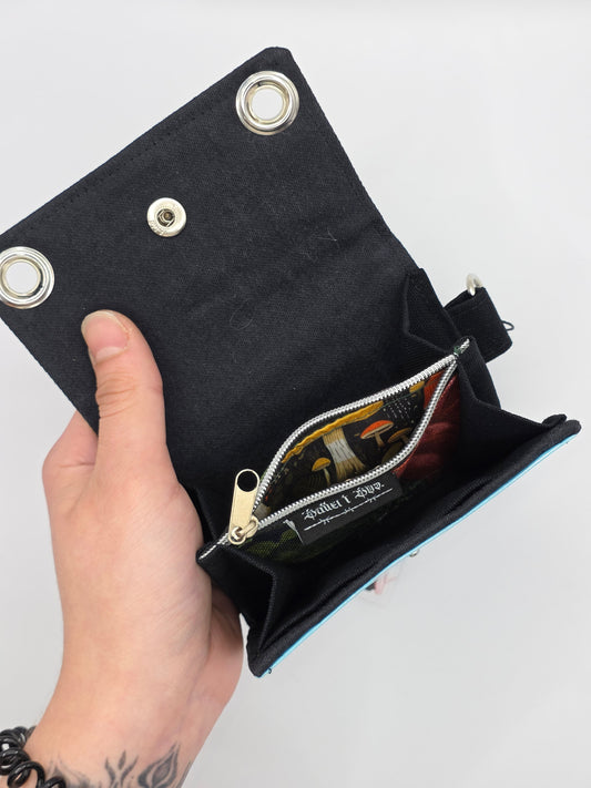 Nr.2 upcycling wallet - SHROOMS - DIE FRECHE GÖRE