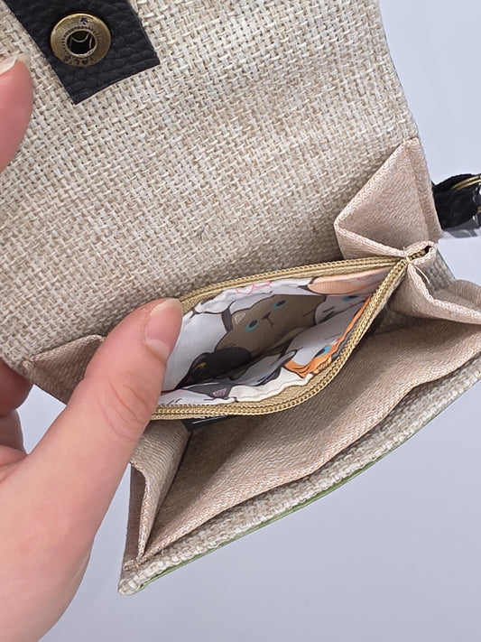 Nr.6 upcycling wallet - CATS - DIE FRECHE GÖRE