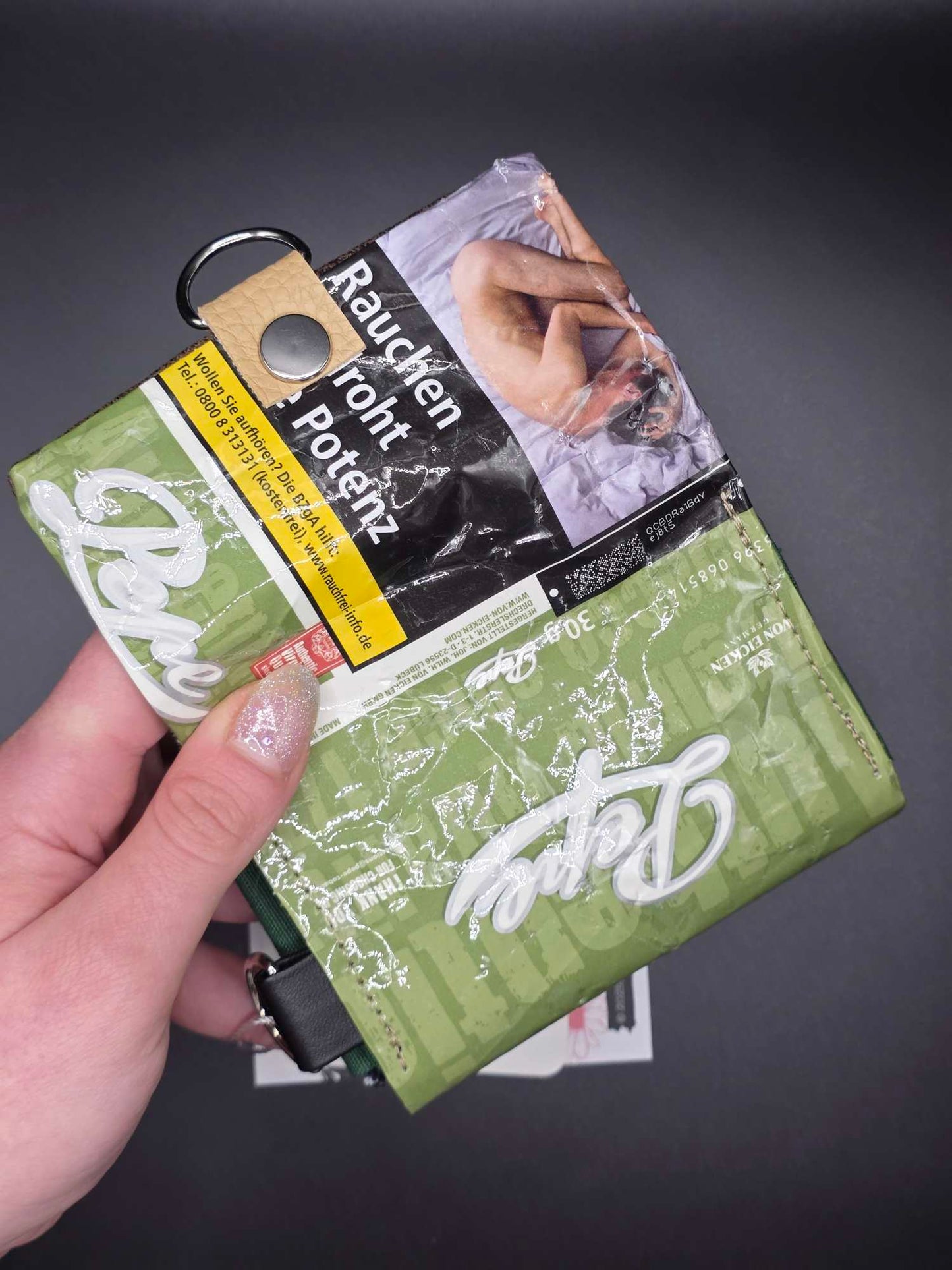 W11.11 wallet - upcycled, Cats inside *B-Ware*