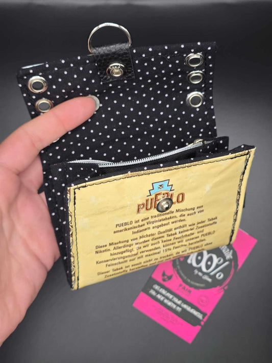 W16.7 wallet - upcycled, cats