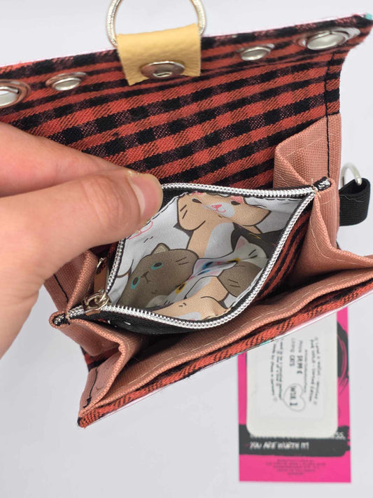 W18.1 wallet - upcycled ✨️holo stars✨️