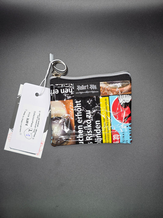 mini zip wallets - Upcycled