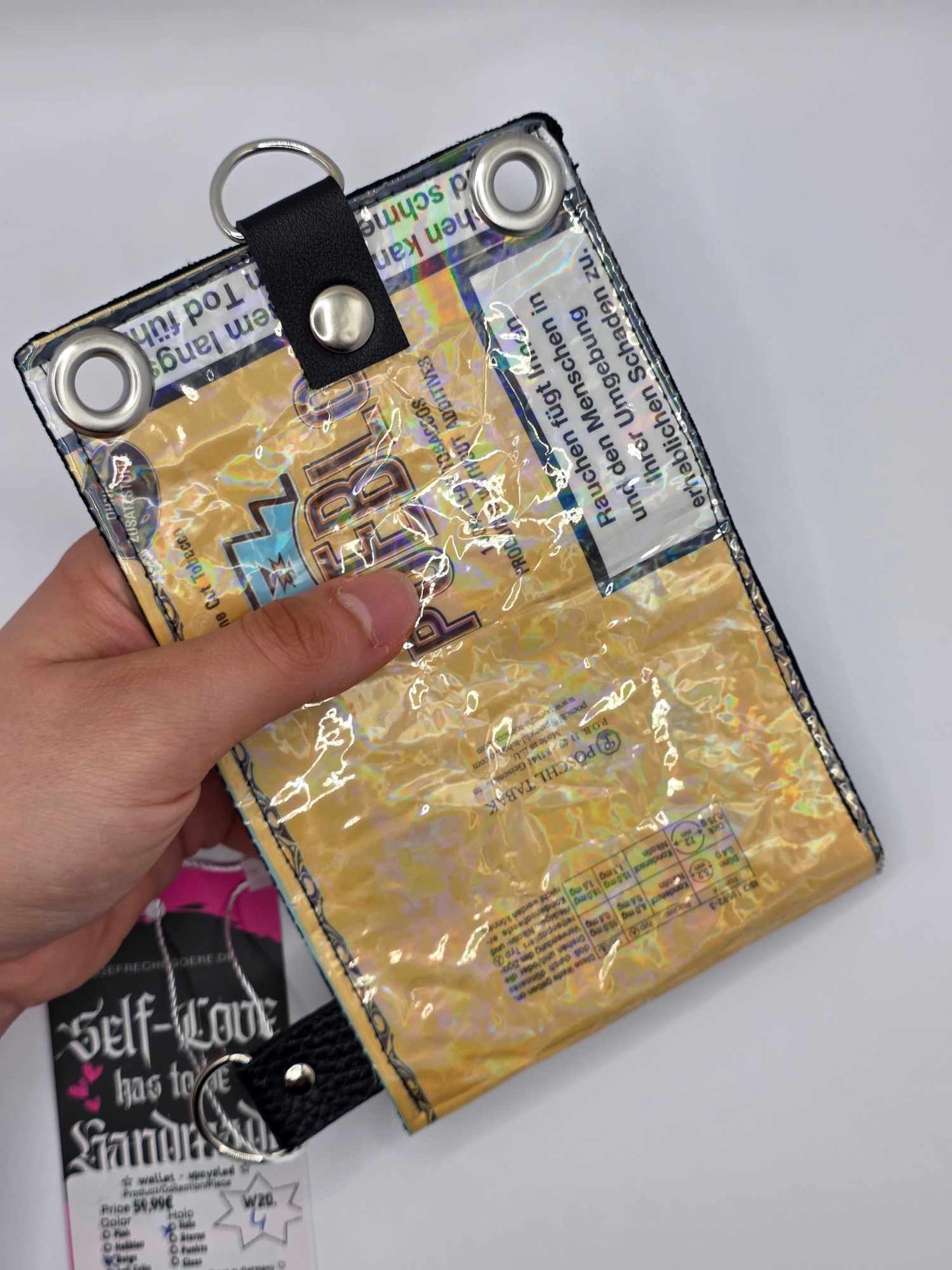 W20.4 wallet - upcycled ✨️holo✨️
