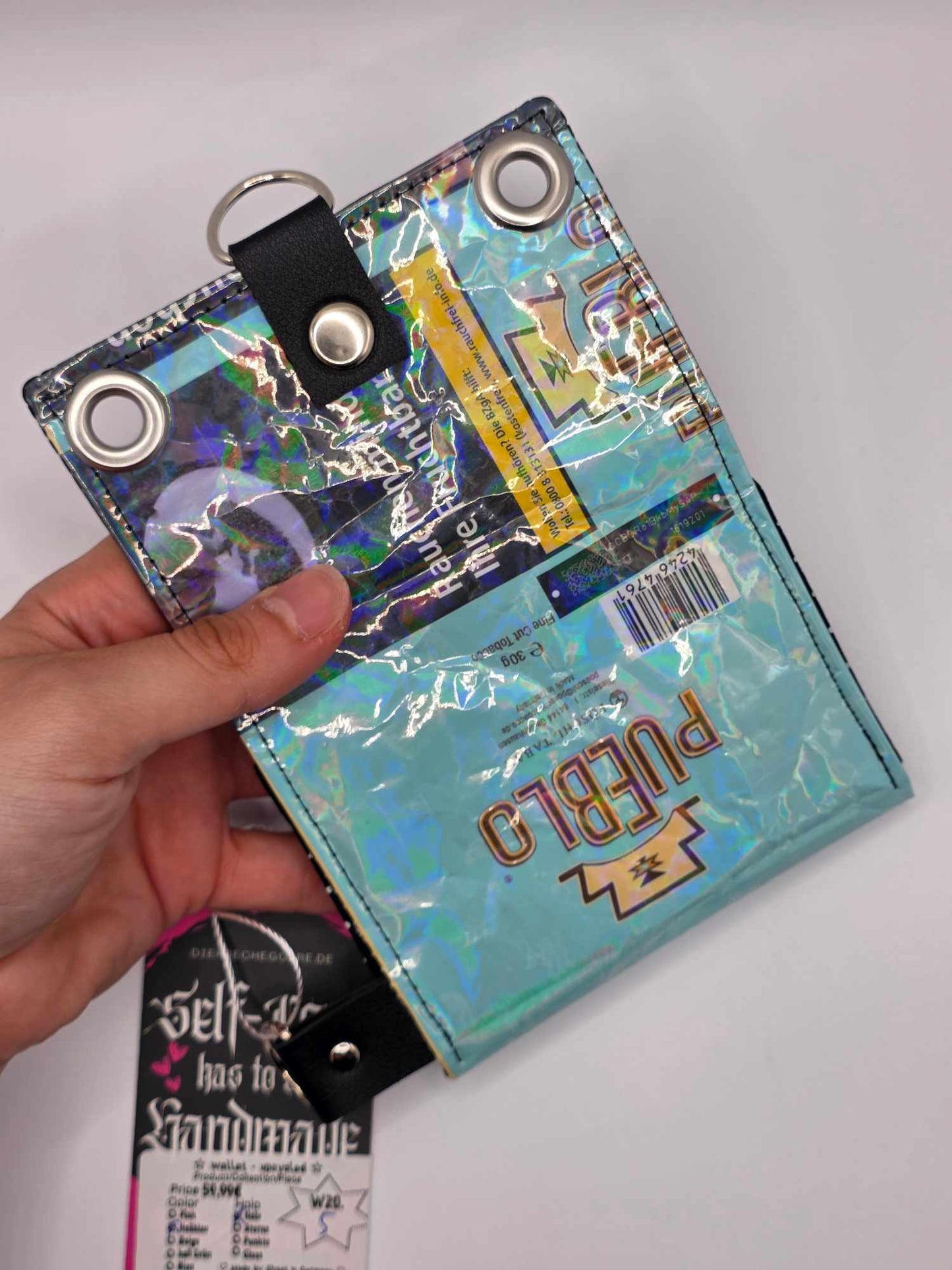 W20.5 wallet - upcycled ✨️holo✨️