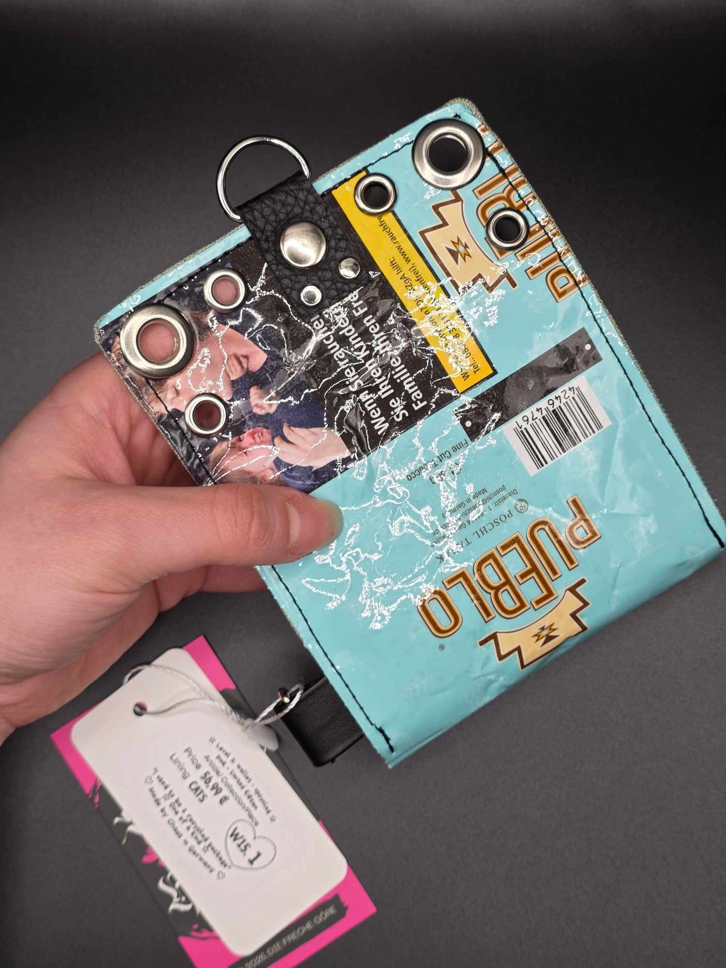 W15.1 wallet - upcycled, cats