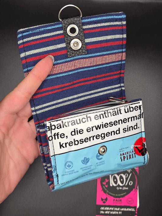 W16.15 wallet - upcycled, jungle