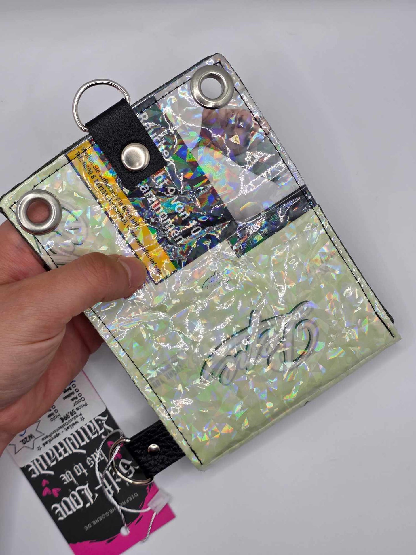 W20.6 wallet - upcycled ✨️broken glass✨️