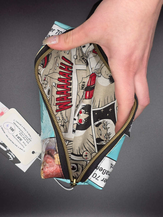 BB3.4 Boxy Bag Pencil Case - upcycled