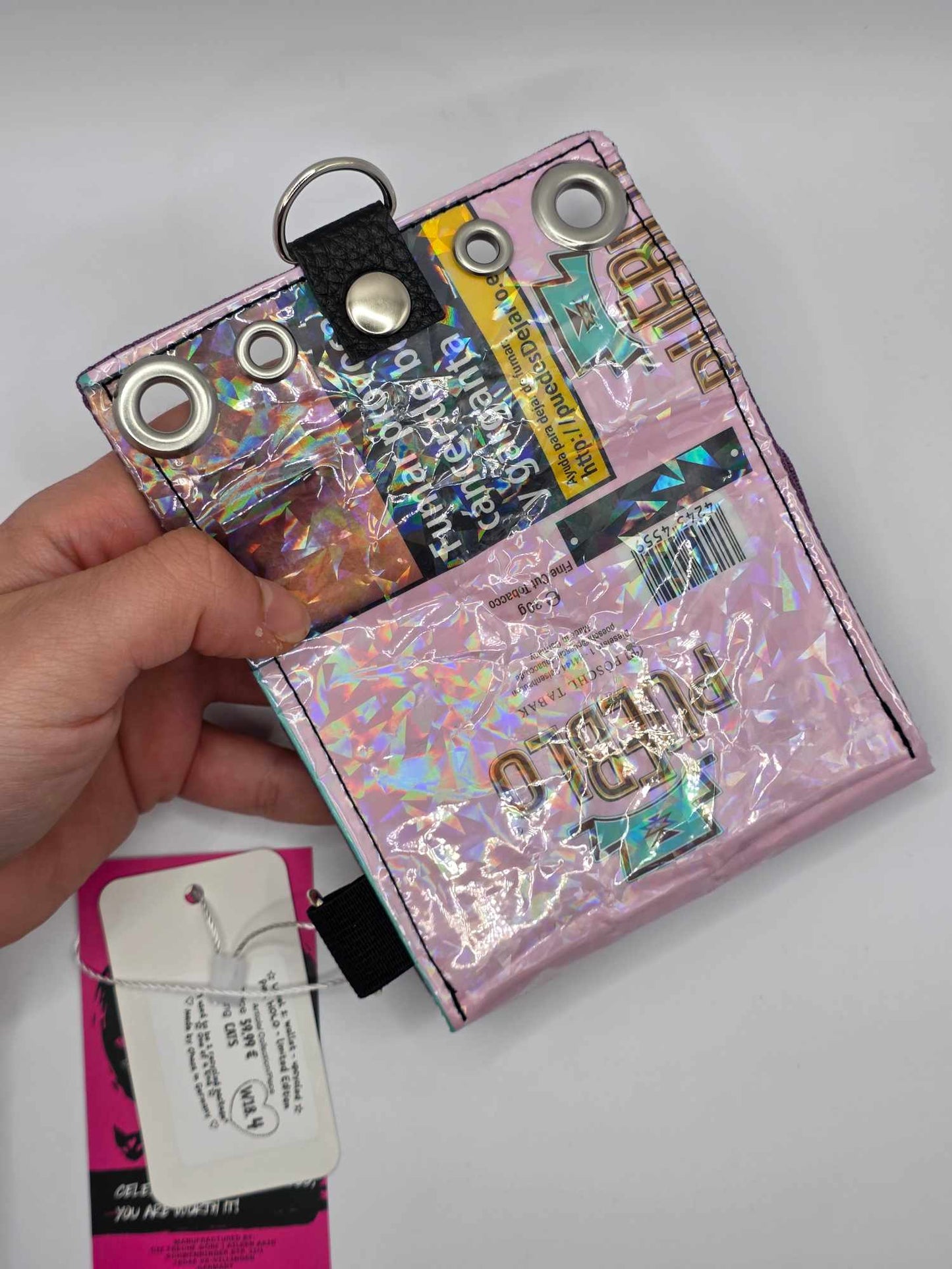 W18.4 wallet - upcycled ✨️holo glas✨️
