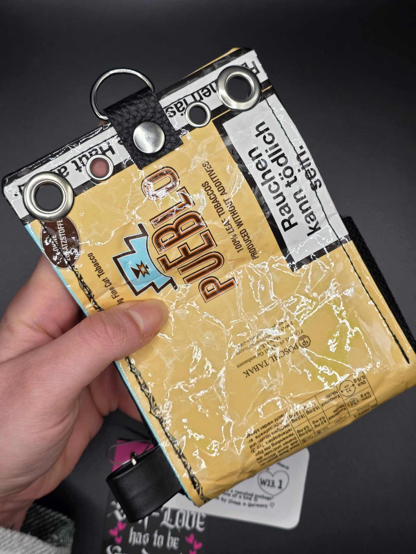 W13.1 wallet - upcycled, cats