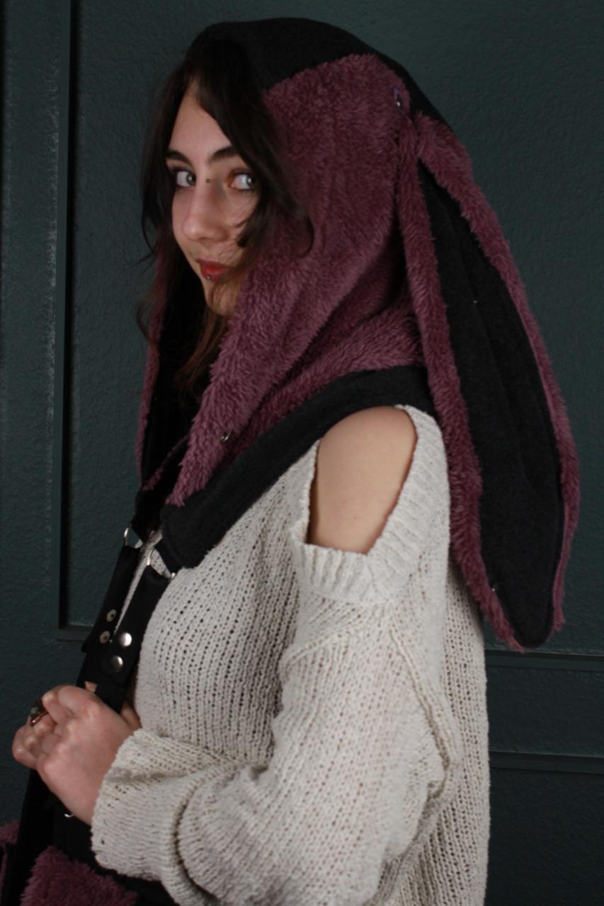 Hooded Bunny Holsterbag Mauve