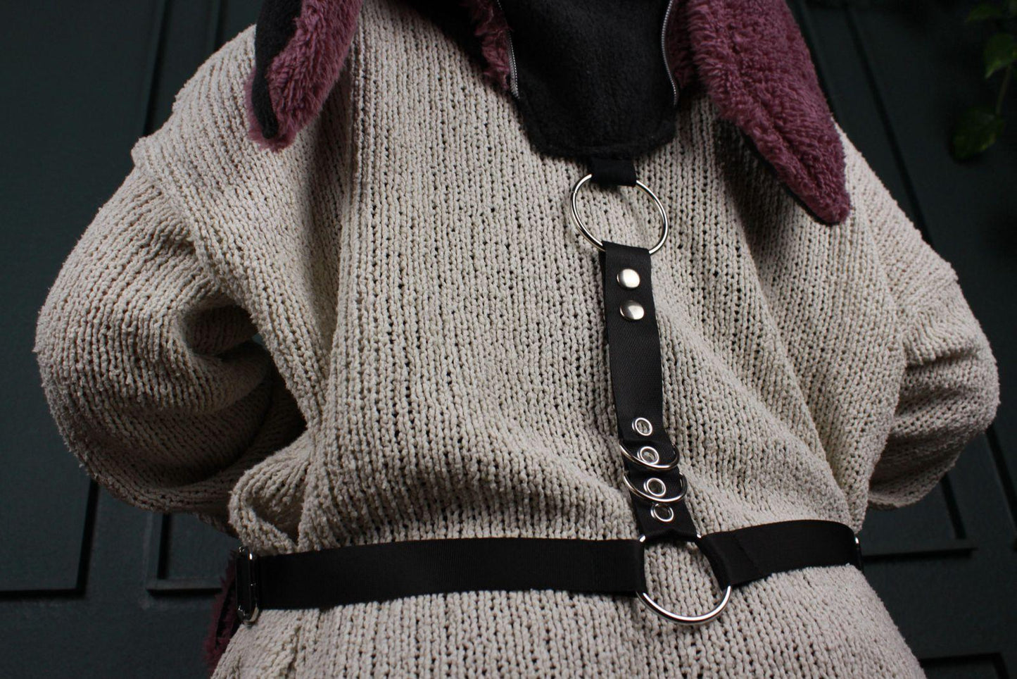 Hooded Bunny Holsterbag Mauve