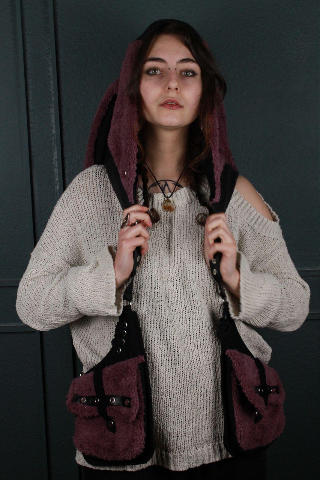 Hooded Bunny Holsterbag Mauve