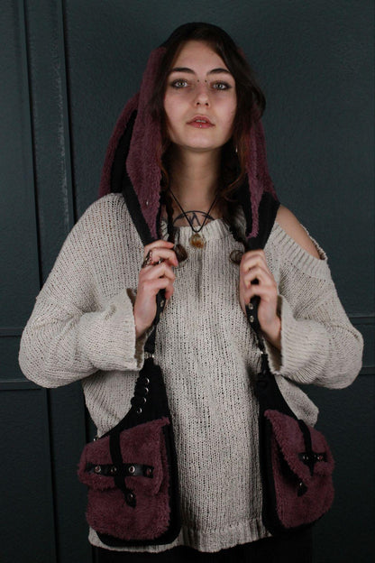 Hooded Bunny Holsterbag Mauve