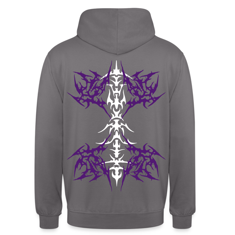 Underboob Tribals Oversized Unisex Hoodie - verschiedene Farben - Mittelgrau