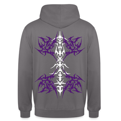 Underboob Tribals Oversized Unisex Hoodie - verschiedene Farben - Mittelgrau