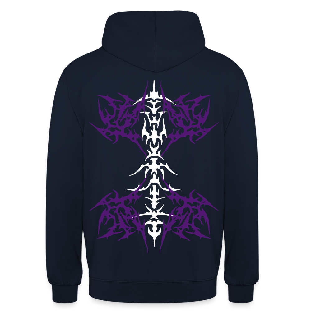 Underboob Tribals Oversized Unisex Hoodie - verschiedene Farben - Navy