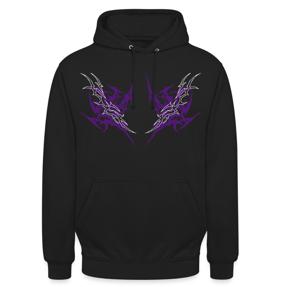 Underboob Tribals Oversized Unisex Hoodie - verschiedene Farben - Schwarz
