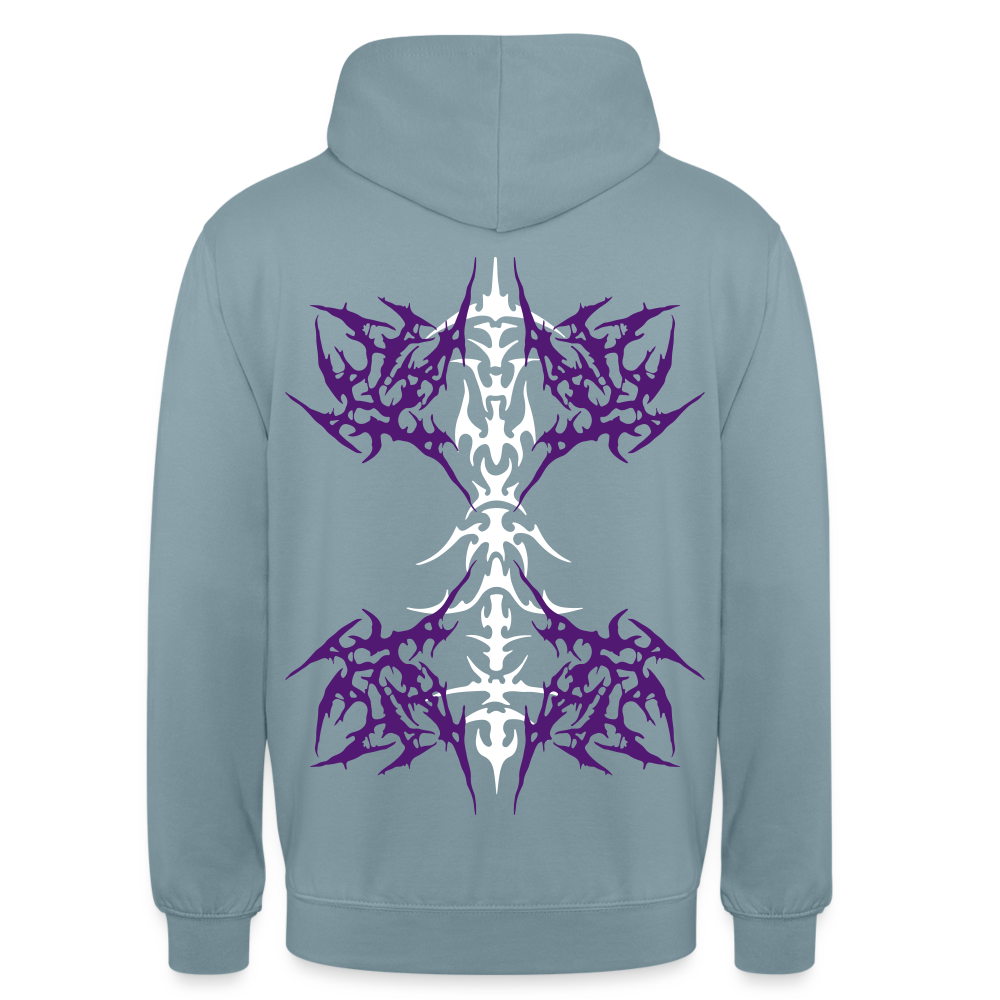 Underboob Tribals Oversized Unisex Hoodie - verschiedene Farben - Nebelblau