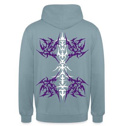 Underboob Tribals Oversized Unisex Hoodie - verschiedene Farben - Nebelblau