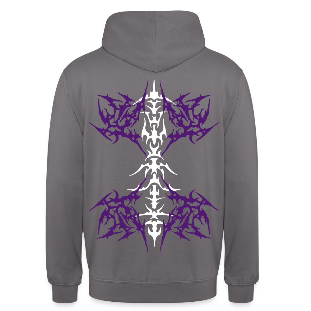 Underboob Tribals Oversized Unisex Hoodie - verschiedene Farben - Mittelgrau