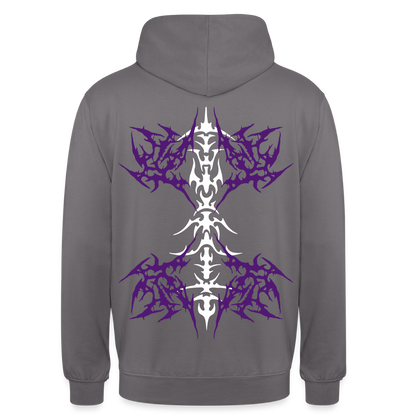 Underboob Tribals Oversized Unisex Hoodie - verschiedene Farben - Mittelgrau