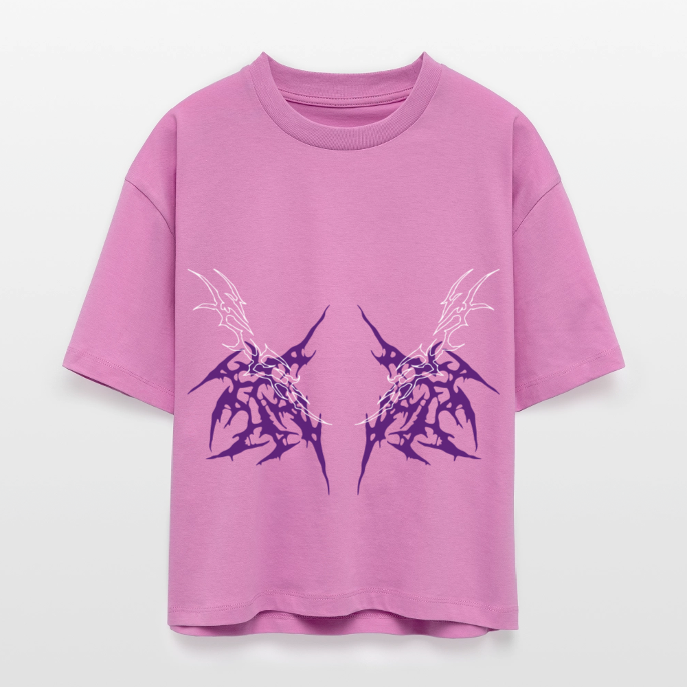 Underboob Tribals Boxy Damen T-Shirt - verschiedene Farben - Pink