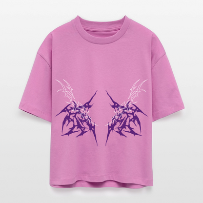 Underboob Tribals Boxy Damen T-Shirt - verschiedene Farben - Pink