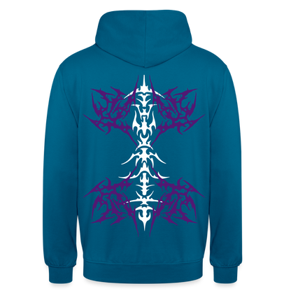 Underboob Tribals Oversized Unisex Hoodie - verschiedene Farben - Tiefseeblau 