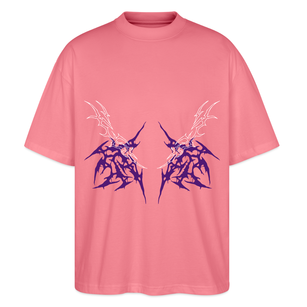 Underboob Tribals Oversized Unisex Bio T-Shirt - Lila - Pink 