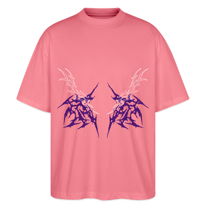 Underboob Tribals Oversized Unisex Bio T-Shirt - Lila - Pink 