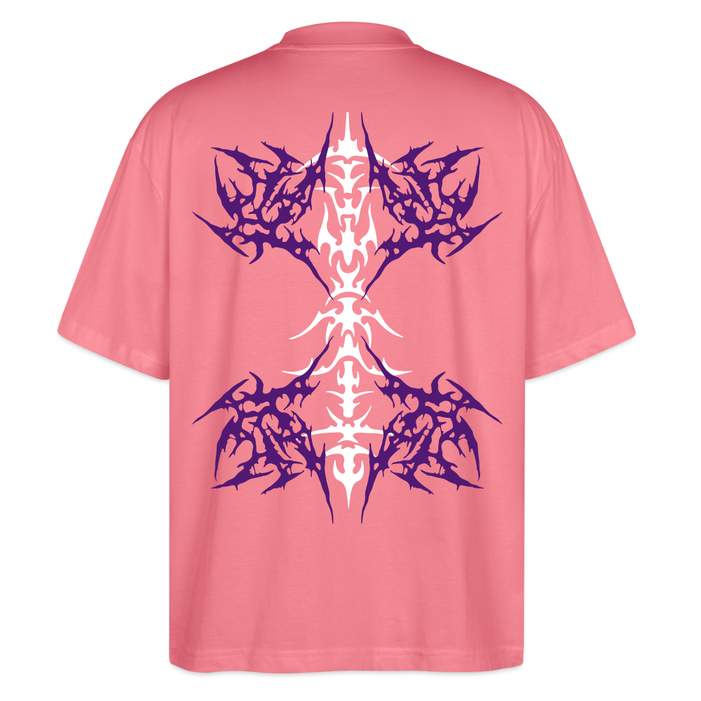 Underboob Tribals Oversized Unisex Bio T-Shirt - Lila - Pink 