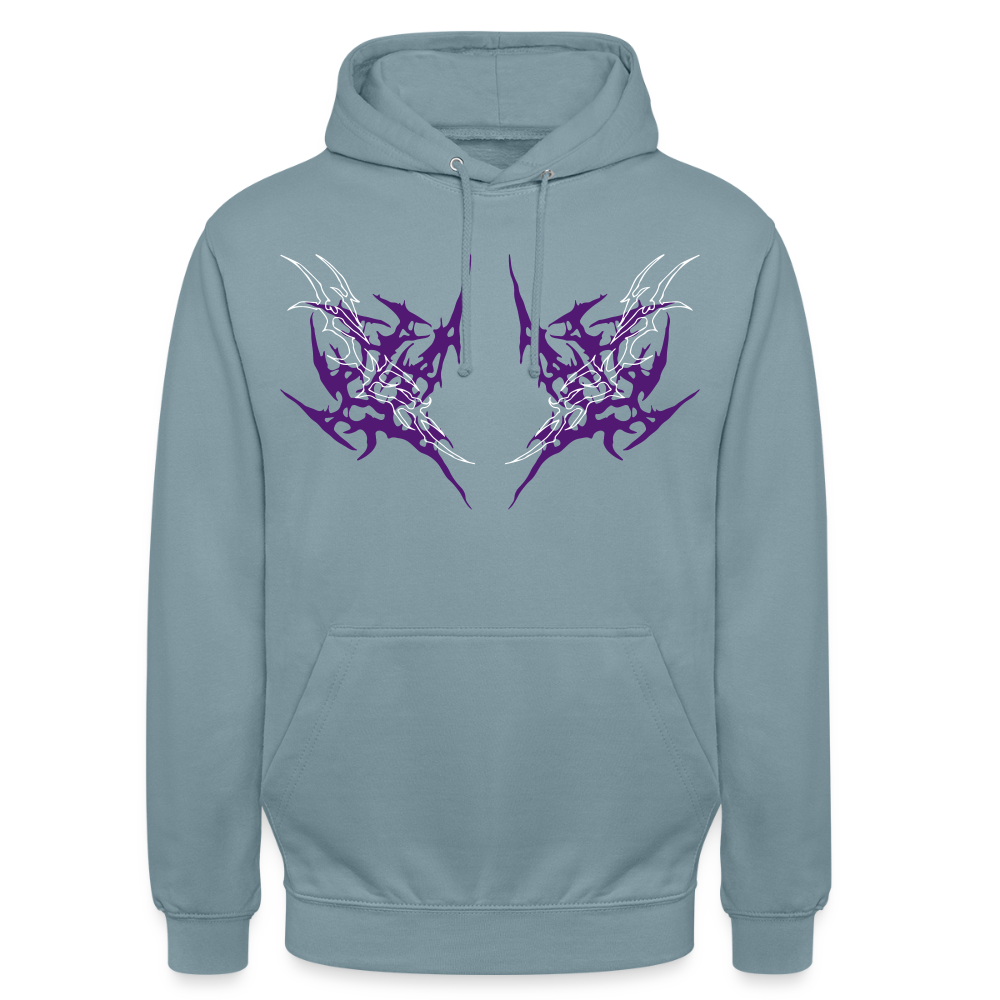 Underboob Tribals Oversized Unisex Hoodie - verschiedene Farben - Nebelblau