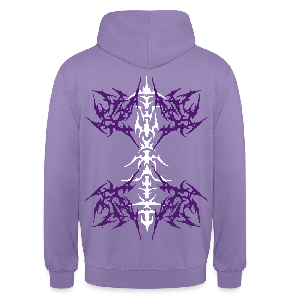 Underboob Tribals Oversized Unisex Hoodie - verschiedene Farben - Lavendel
