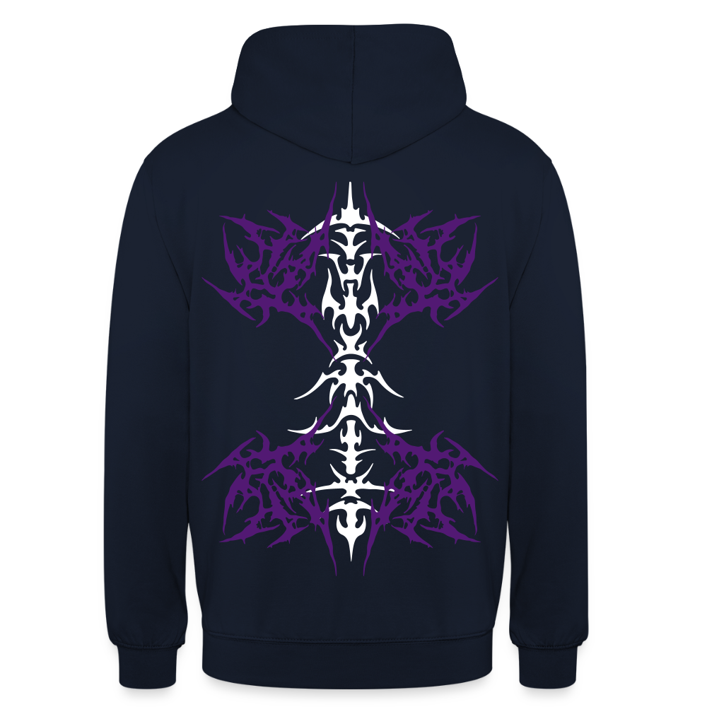 Underboob Tribals Oversized Unisex Hoodie - verschiedene Farben - Navy