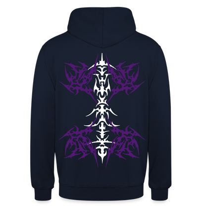 Underboob Tribals Oversized Unisex Hoodie - verschiedene Farben - Navy