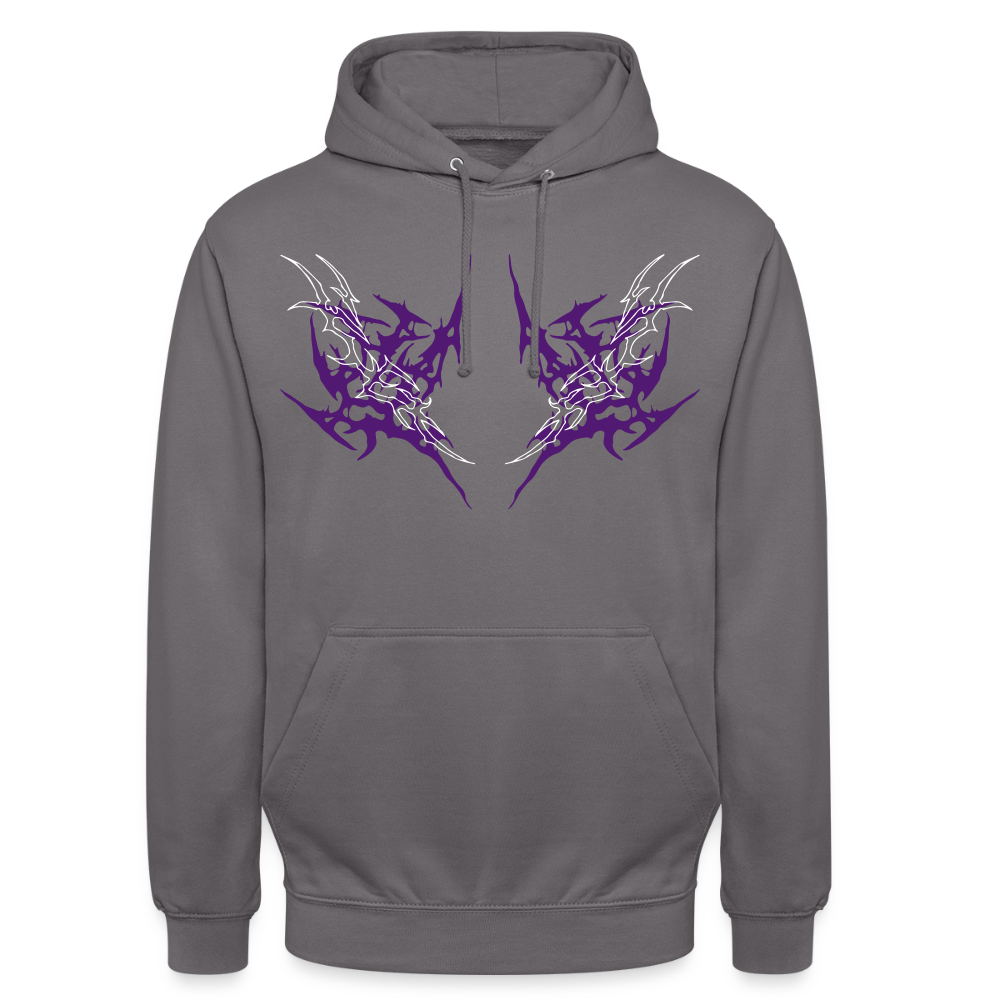 Underboob Tribals Oversized Unisex Hoodie - verschiedene Farben - Mittelgrau