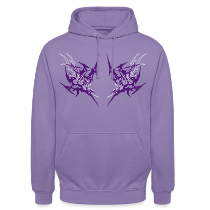 Underboob Tribals Oversized Unisex Hoodie - verschiedene Farben - Lavendel
